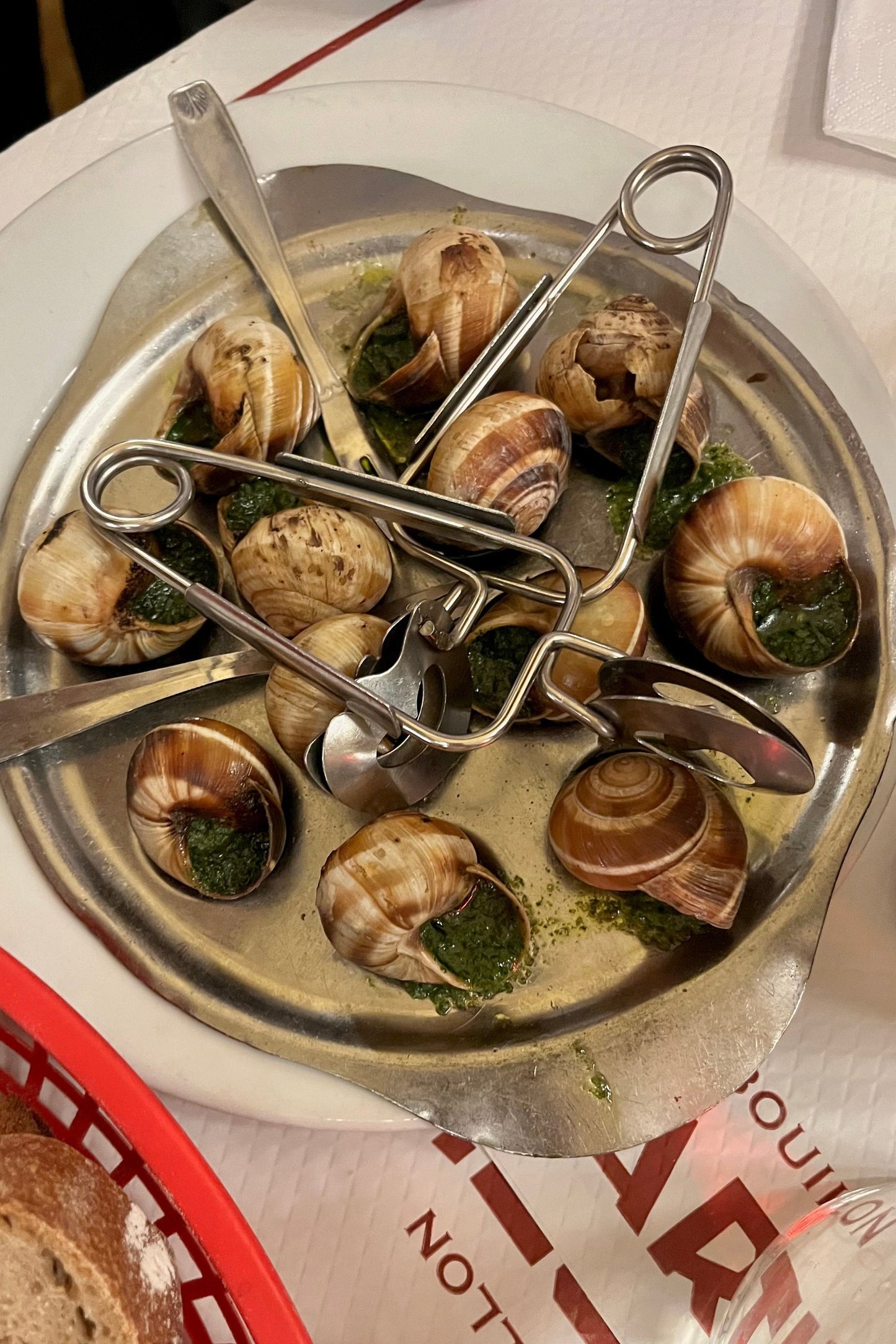 best french restaurants in paris, escargots