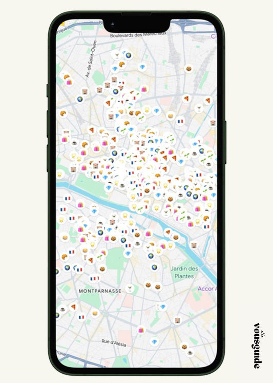 All My Paris Spots - Map