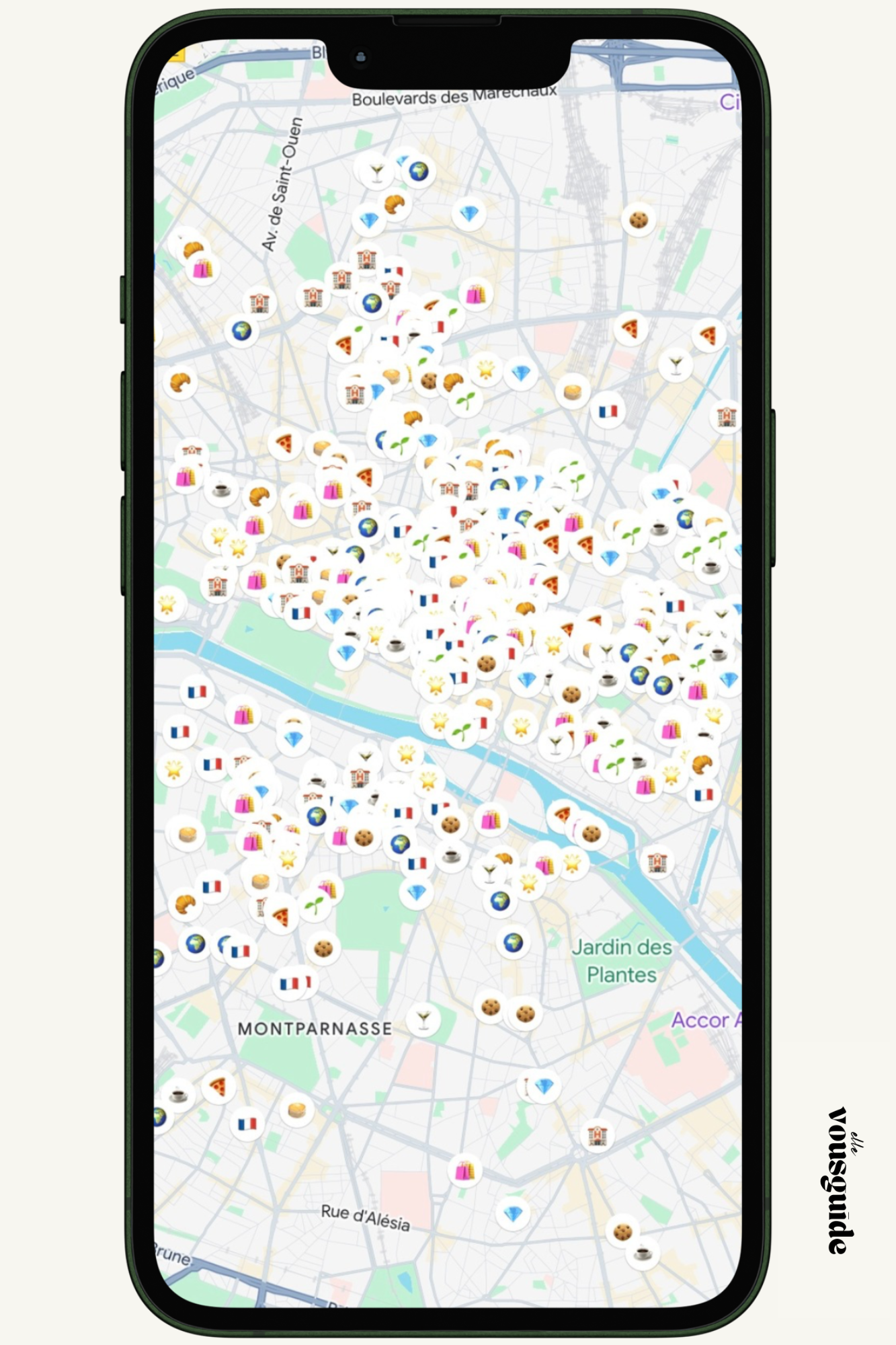 All My Paris Spots - Interactive Map